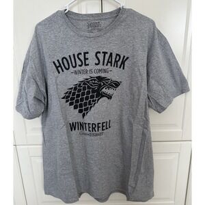 Game of Thrones House Stark Winter is Coming T-Shirt Size 2XL